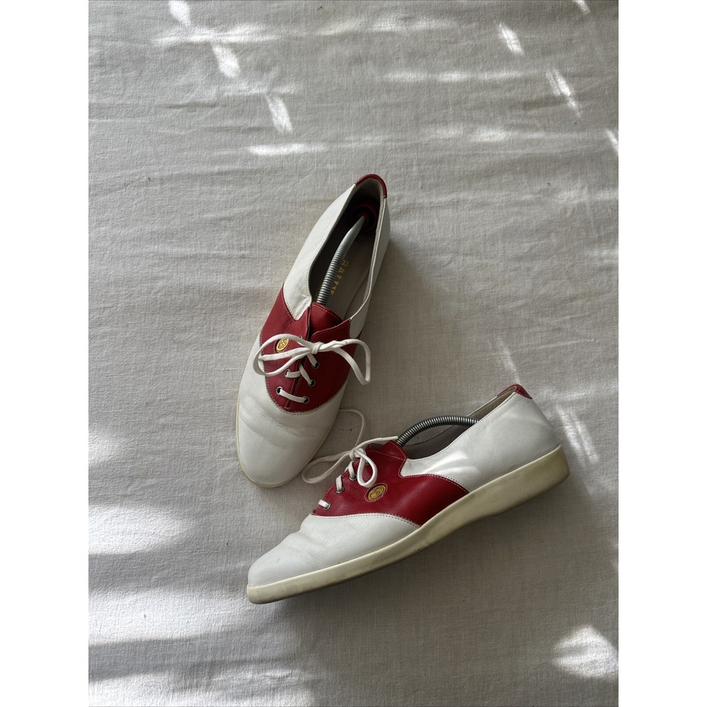 BALLY ALEANA Two Tone LEATHER LOGO CONTRAST PLATFORM SNEAKERS US 9.5